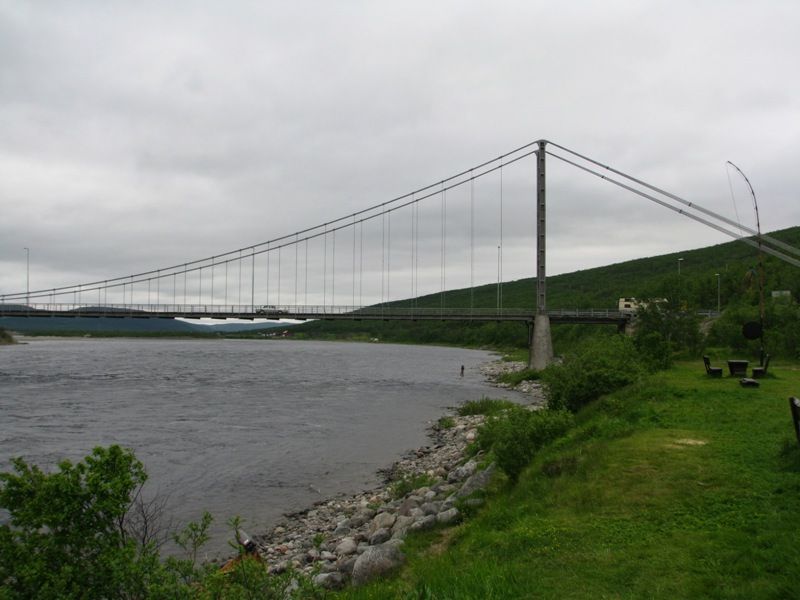 Bridge in Tana (Norway)