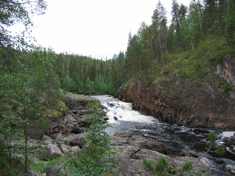 Kiutaköngäs in Oulanka's national park, Kuusamo