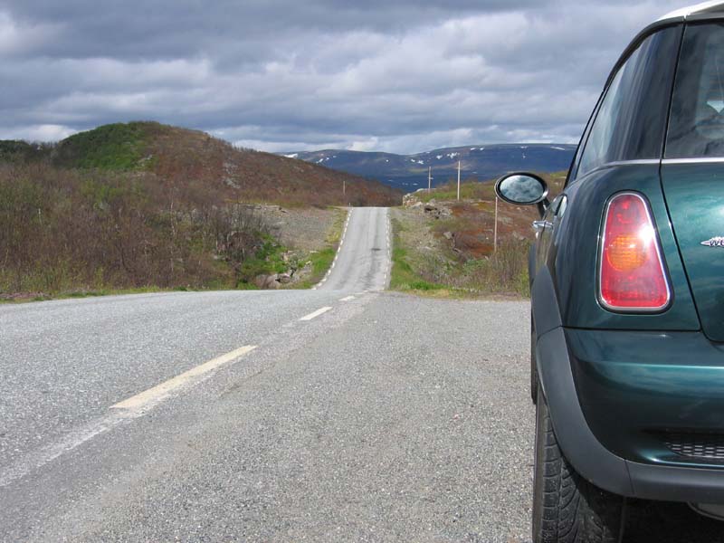 Road between Tana and Porsanger (Norway)