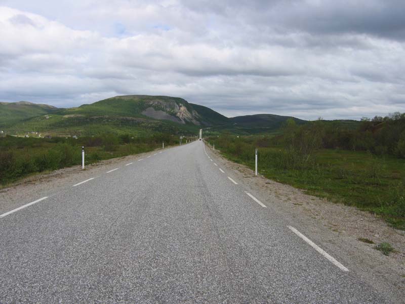 Road between Tana and Porsanger (Norway)