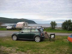 Camping in Olderfjord (Norway)