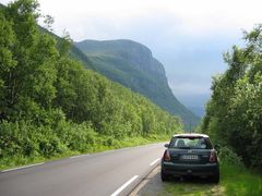 Road between Alta and Nordreisa (Norway)
