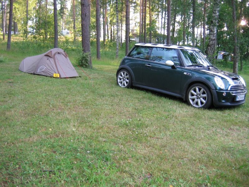 Camping in Huhtiniemi