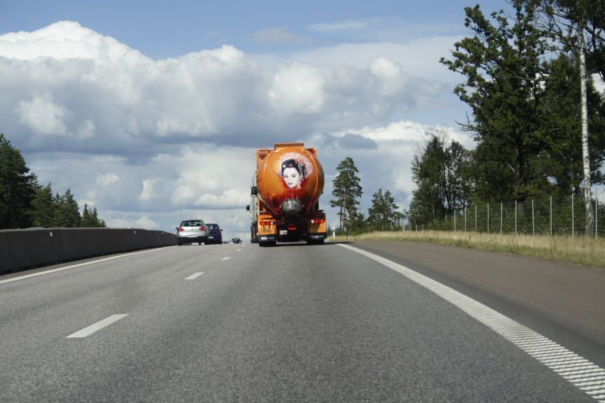 E4 motorway to Stockholm